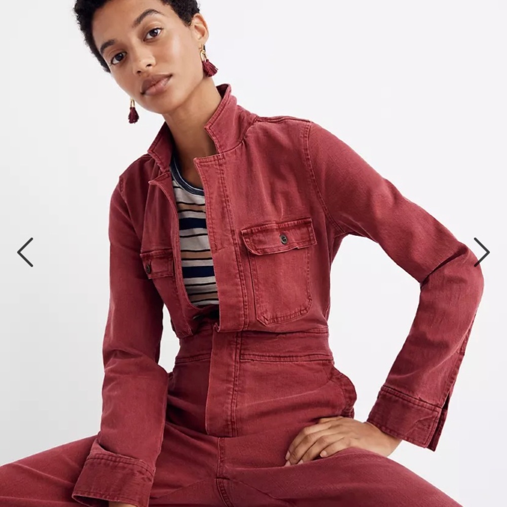 NWT Madewell garment dyed coverall jumpsuit S